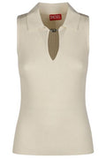 Diesel Ribbed Sleeveless Knitted Top