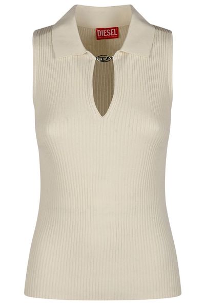Diesel Ribbed Sleeveless Knitted Top