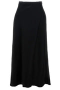 Khaite Demi Straight-Hem Midi Skirt