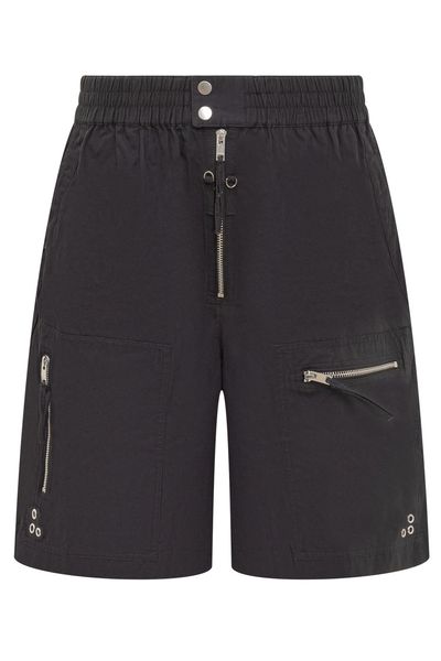 Isabel Marant Elasticated Waistband Zip-Detailed Shorts