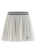 Brunello Cucinelli Logo Pleated Skirt