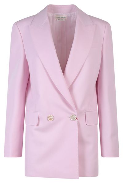 Alexander McQueen Double-Breasted Tailored Blazer