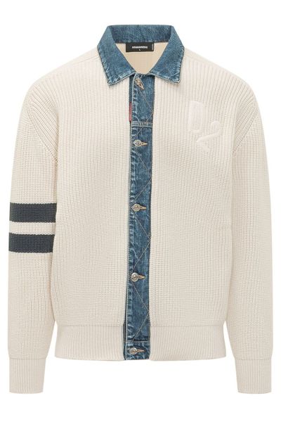 Dsquared2 Long-Sleeved Button-Up Cardigan
