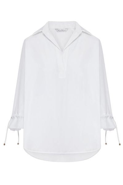 Max Mara Mxmadorni Long-Sleeved Drawstring Top