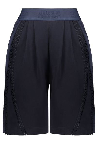 Alberta Ferretti Logo Trim Shorts