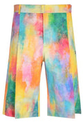 Études Studio Tie-Dye-Print Belted Shorts