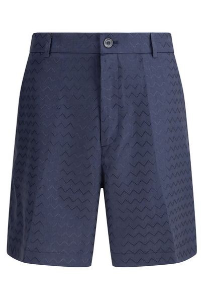 Missoni Chevron-Pattern Tailored Shorts