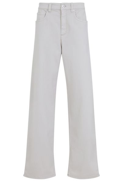 Brunello Cucinelli Logo Patch Straight-Leg Jeans