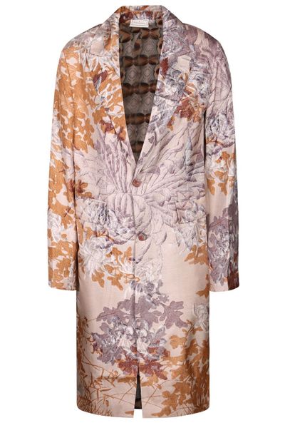 Pierre-Louis Mascia Floral Long Coat
