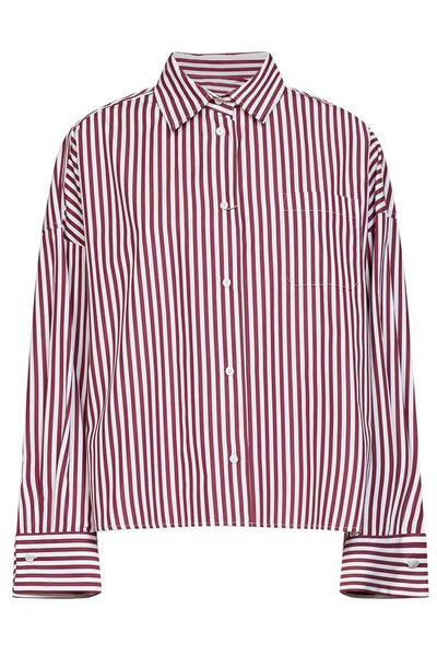 Weekend Max Mara Ovatta Striped Button-Up Shirt