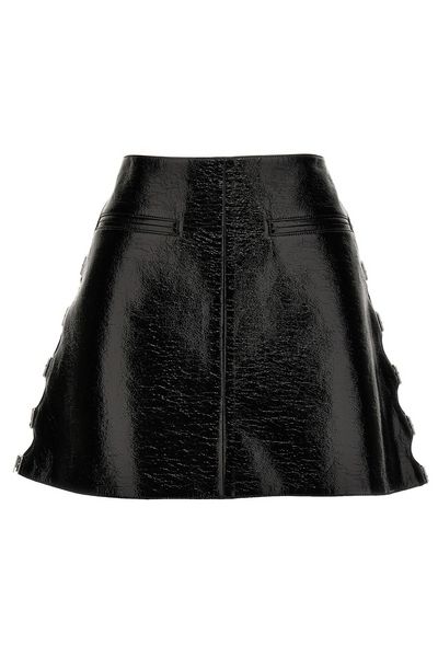 Courrèges Multi Sangle Vinyl Mini Skirt