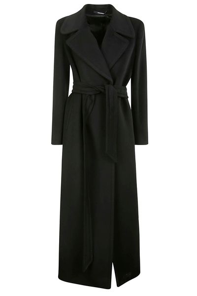 Tagliatore Melody Belted-Waist Coat