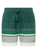 Casablanca Striped Knit Drawstring Shorts