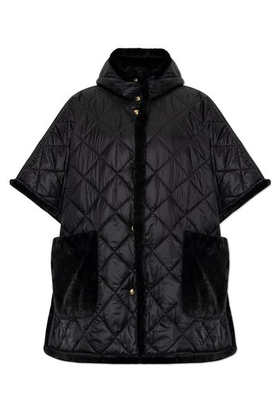Moncler Quilted Hooded Cape