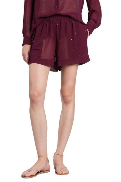 Mc2 Saint Barth Elasticated Waistband Embellished Shorts