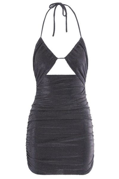 Zeynep Arcay Ruched Cut-Out Mini Dress