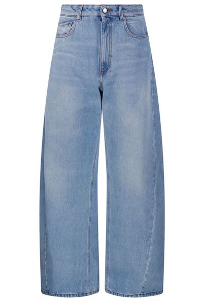 Giuseppe Di Morabito Logo Patch Wide Leg Jeans