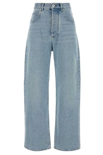 Bottega Veneta Sky Bleached Wide Leg Jeans