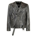MM6 Maison Margiela Distressed-Effect Belted Jacket