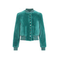 Alexander McQueen Long Sleeved Buttoned Fur Jacket