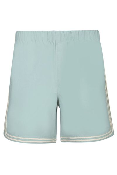 Commas Contrast Trim Elastic-Waist Shorts