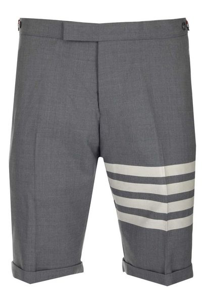 Thom Browne 4 Bar Print Shorts