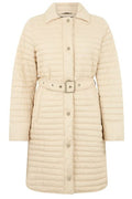 Moorer Quilted Belted Coat