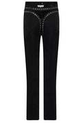 Ludovic de Saint Sernin Eyelet Straight-Leg Jeans