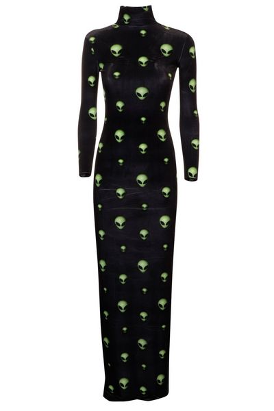 Vetements Extraterrestrial Turtleneck Glove Gown