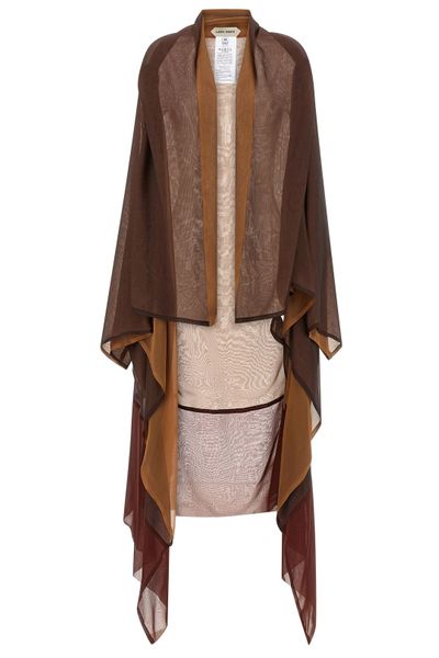 Alberta Ferretti Layered Chiffon Cardigan
