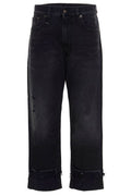 R13 Cropped Boyfriend Jeans