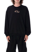Diesel Cut-Out Oval D Logo Sweatshirt