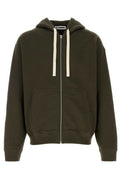Jil Sander Zip-Up Drawstring Hoodie
