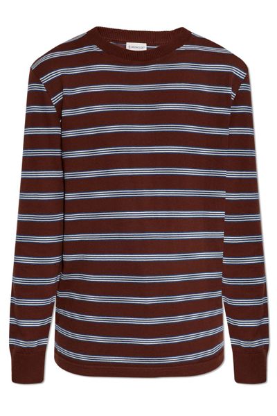 Moncler Striped Ribbed Sweater