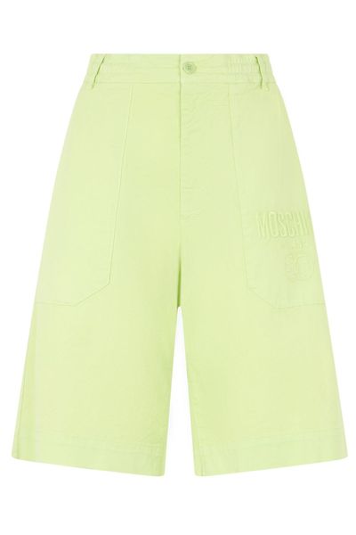 Moschino High-Waist Wide-Leg Shorts