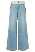 Sacai Wide Leg Denim Jeans