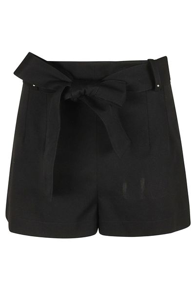 Moncler Logo Patch Belted Shorts