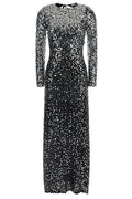 Paco Rabanne Jersey Second-Skin Sequin Embellished Long Dress