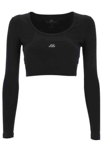 Balenciaga Activewear Long-Sleeved Sports Bra
