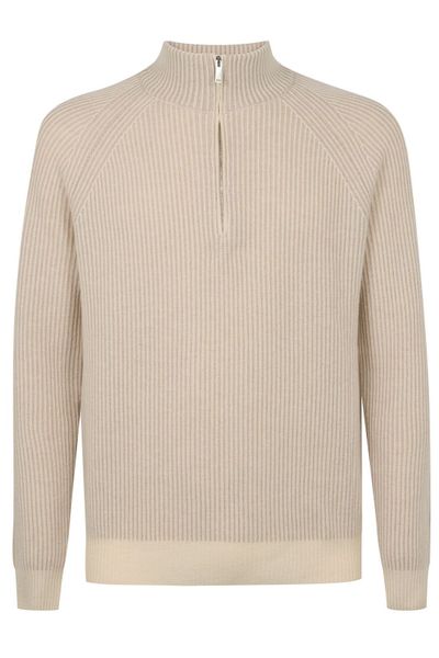 Zanone Zip-Collar Knitted Jumper