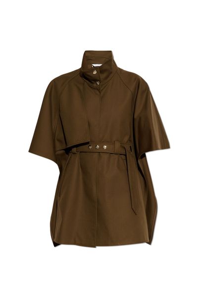 Max Mara Belted Short-Sleeve Coat