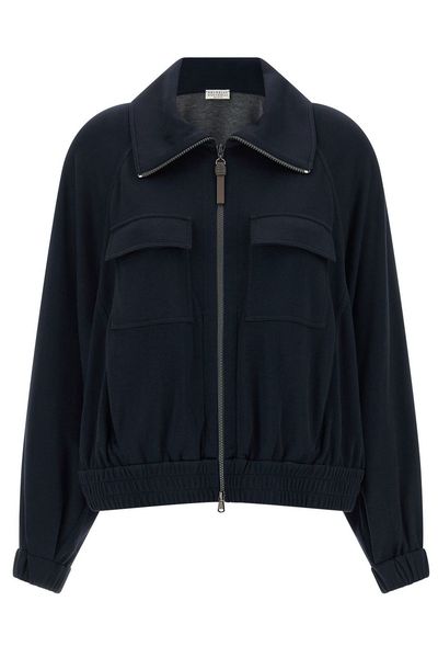 Brunello Cucinelli Long-Sleeved Zip-Up Jacket