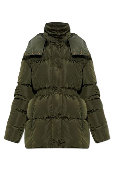 Moncler Agneux Belted Down Jacket