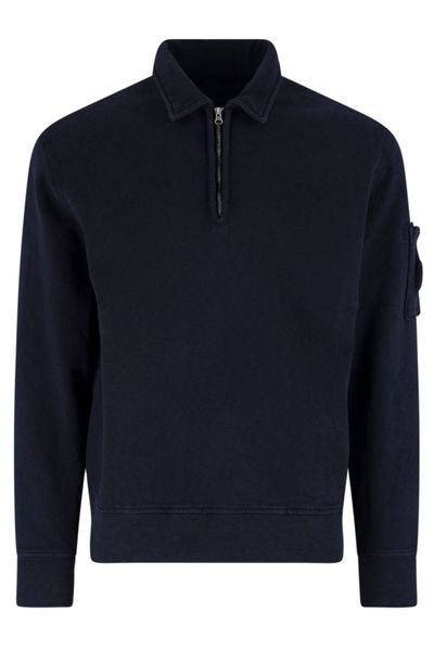 C.P. Company Lens Pocket Half-Zip Sweater