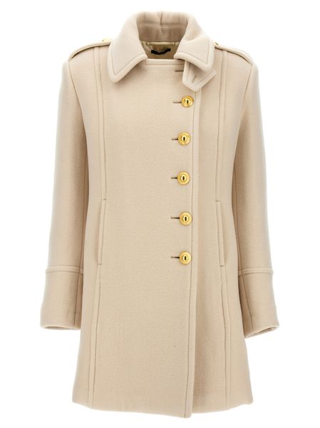 Tom Ford Button-Detailed High Neck Jacket