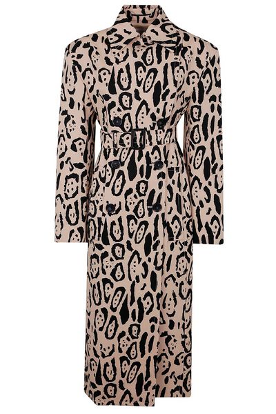 Sportmax Grembo All-Over Patterned Trench Coat