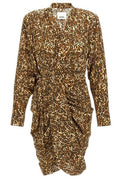 Isabel Marant Patterned Long-Sleeved Dress