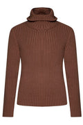 Lanvin Long Sleeved Hooded Knitted Jumper