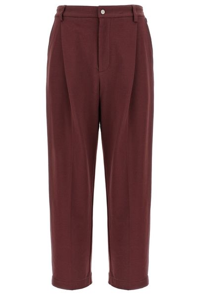 Brunello Cucinelli Pleat Cropped Pants