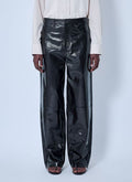 Róhe Bruun High-Gloss Wide-Leg Pants
